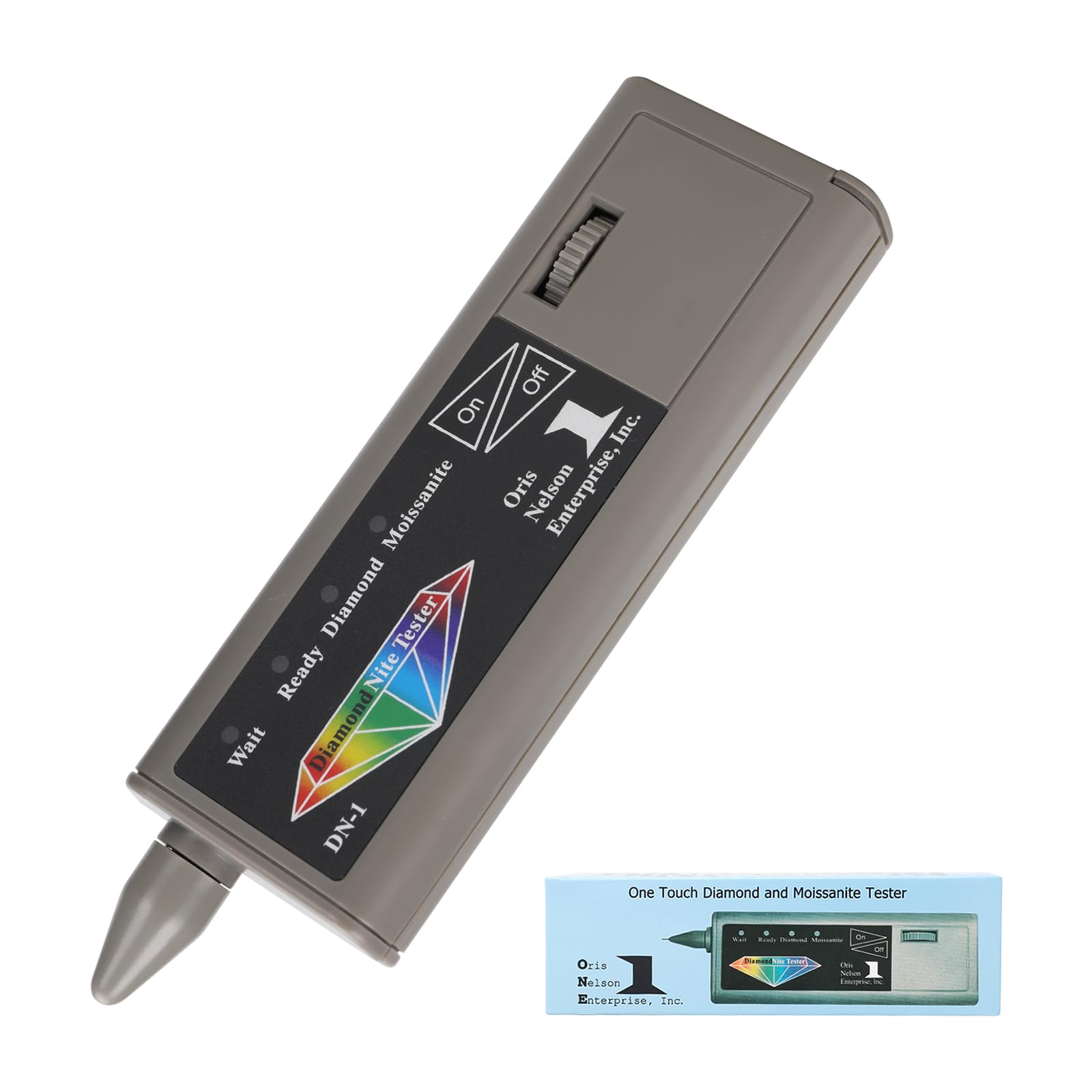 Photo 1 of 2-in-1 Diamond & Moissanite Tester Pen, Professional Real Diamonds Detector Moissanite Tester Pen,High Accuracy Diamond Tester Pen Jeweler Tool Gem Tester(For Testing Diamonds and Moissanite ONLY)
