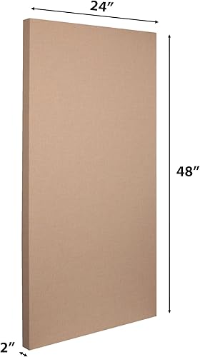 Miniatura 3 de Panel acústico ATS de borde endurecido 24x48x2, clasificación contra incendios, TanColor