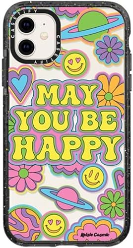 Vista 85 de CASETiFY Funda Impact para iPhone 11 - Moon Camping - Negro transparente