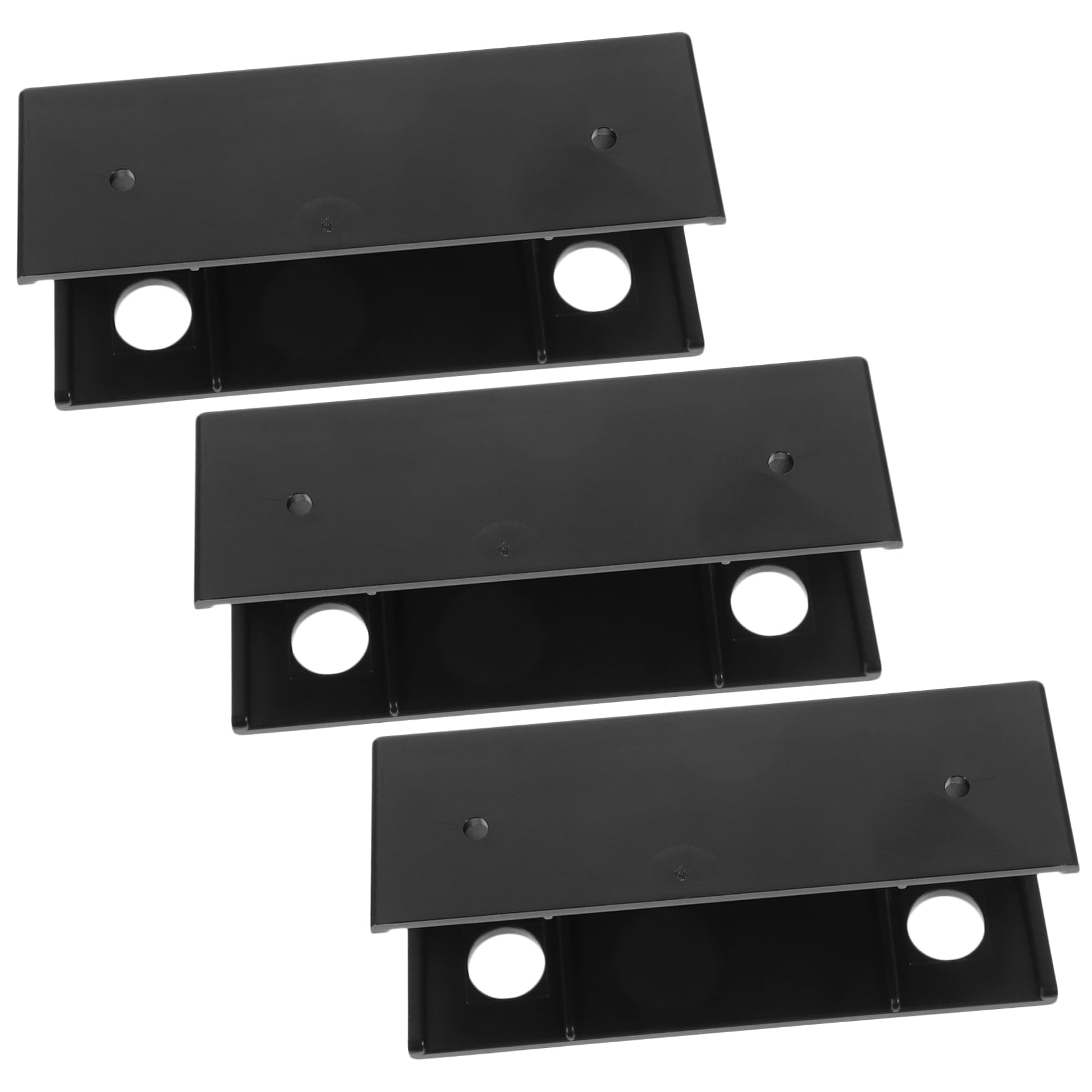 VILLCASE 1set Under Desk Laptop Mount Angle Sturdy Wall-Mounted Bracket for Laptops and Tablets Space-Saving Keyboard Holder for Home Office Use