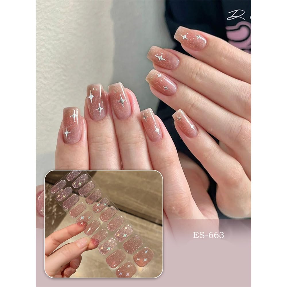 Amazon | ジェルネイルシール 半硬化ネイルシール 硬化タイプ ネイル