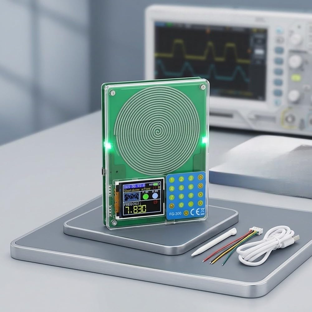 für schumann Resonanzgenerator 0.01Hz-200kHz Sinuswellen Generator mit LCD Display für Schlafhilfe Entspannung Frequenztester