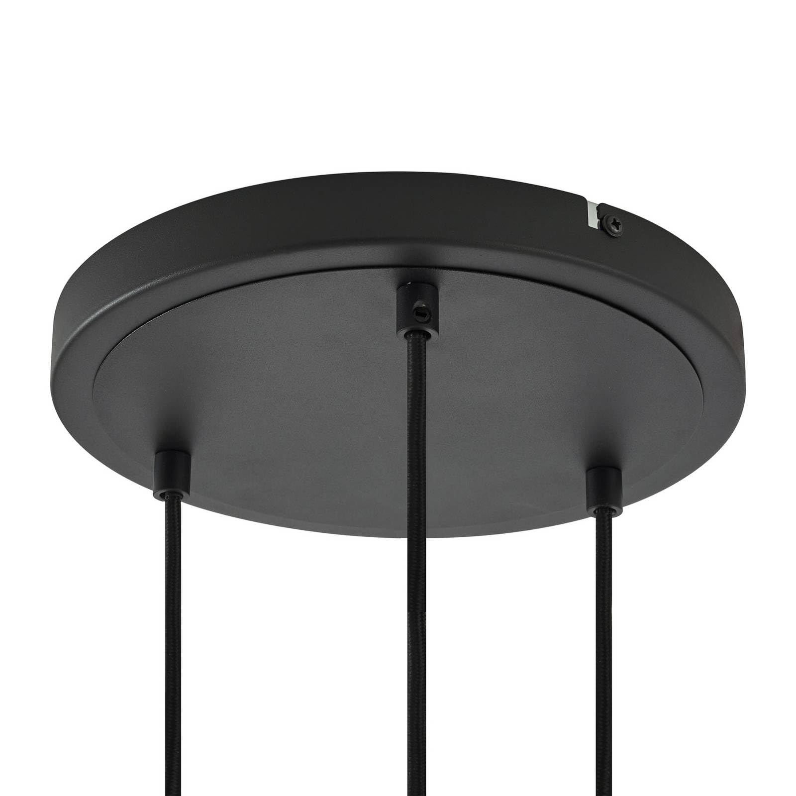 Lindby Lampada a sospensione dimmerabile (Moderno) colore Nero, in Metallo ad es. Soggiorno & Sala da pranzo lampada soffitto plafoniera illuminazione
