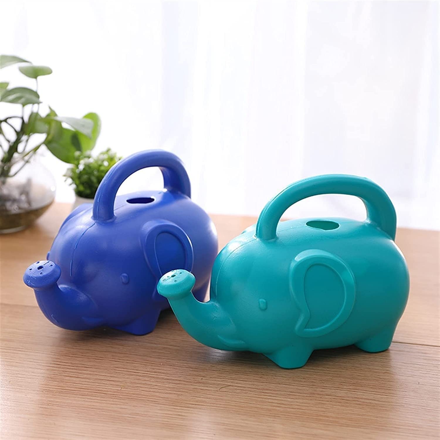 Rozpylacz Konewka Konewki Konewka Do Roślin Domowych Konewka Słoń Długa Wylewka Konewka Do Podlewania Bonsai Na Zewnątrz Domu Opryskiwacz (Color : Groen, Size : 20 * 13.5cm)