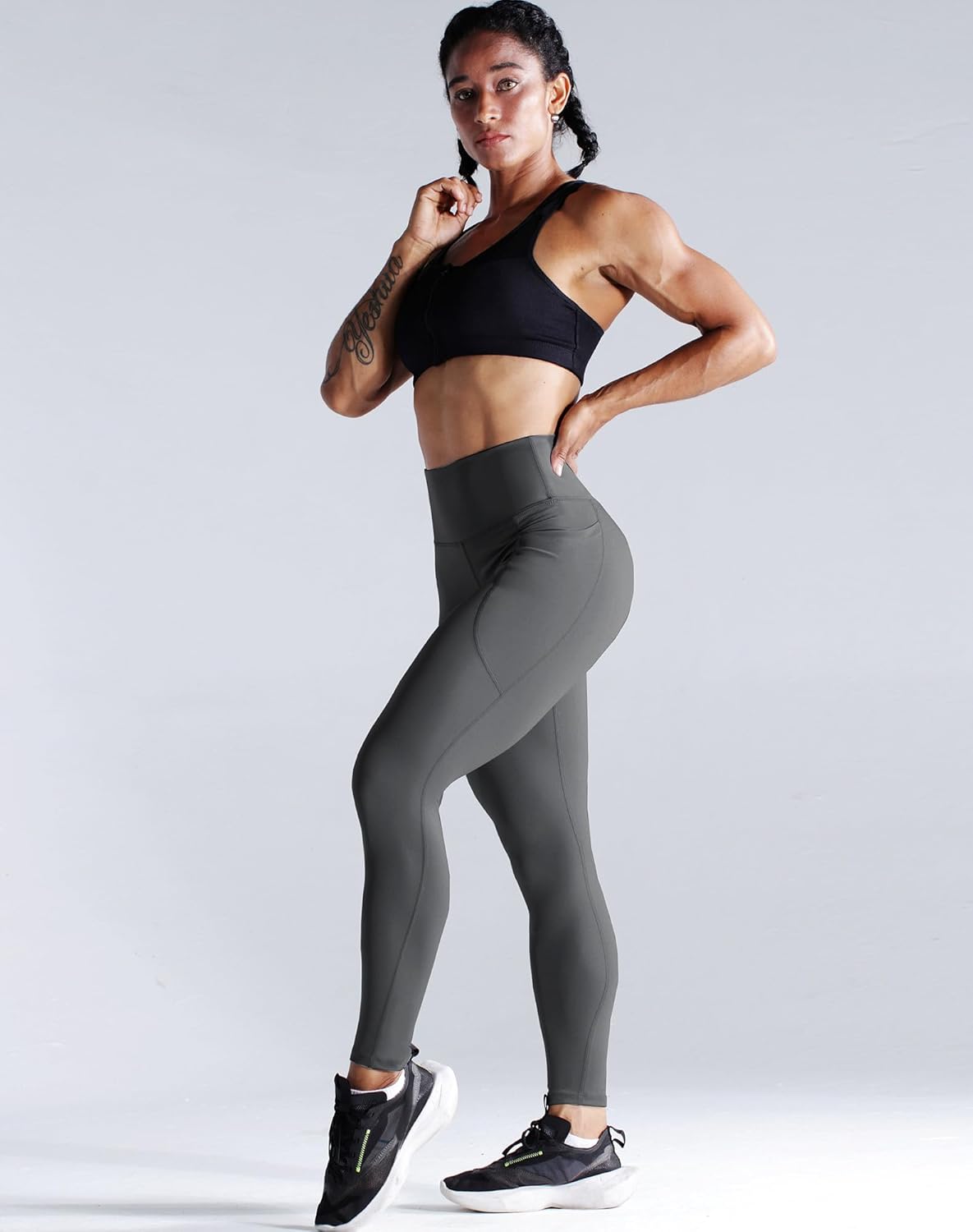 NELEUS High Waist Running Workout Leggings for Yoga with Pockets