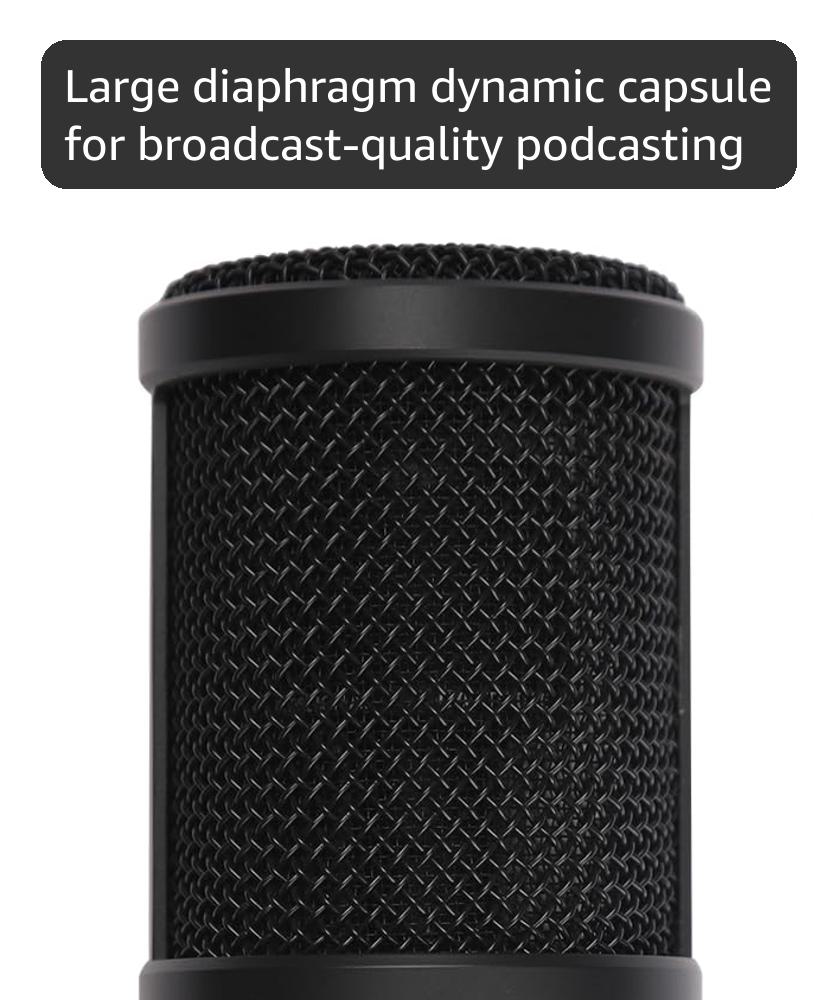 Amazon.com: Zoom ZDM-1 Dynamic Microphone for Podcasts, Voice