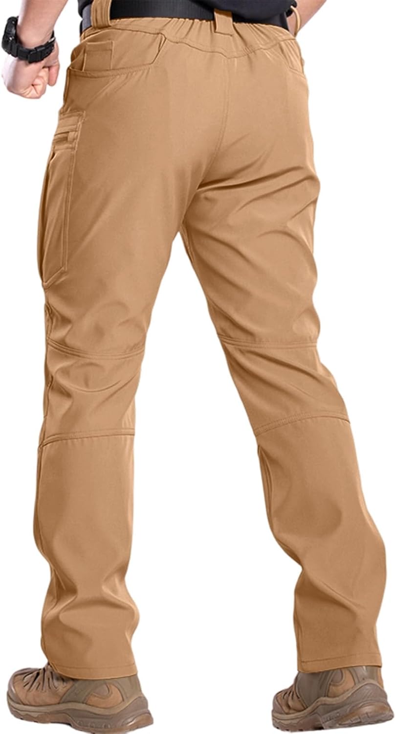 Tactical Cargo Pants for Men Relaxed Fit Waterproof Hiking Pants Ripstop Durable Construction Work Pants with Pockets - Image 6