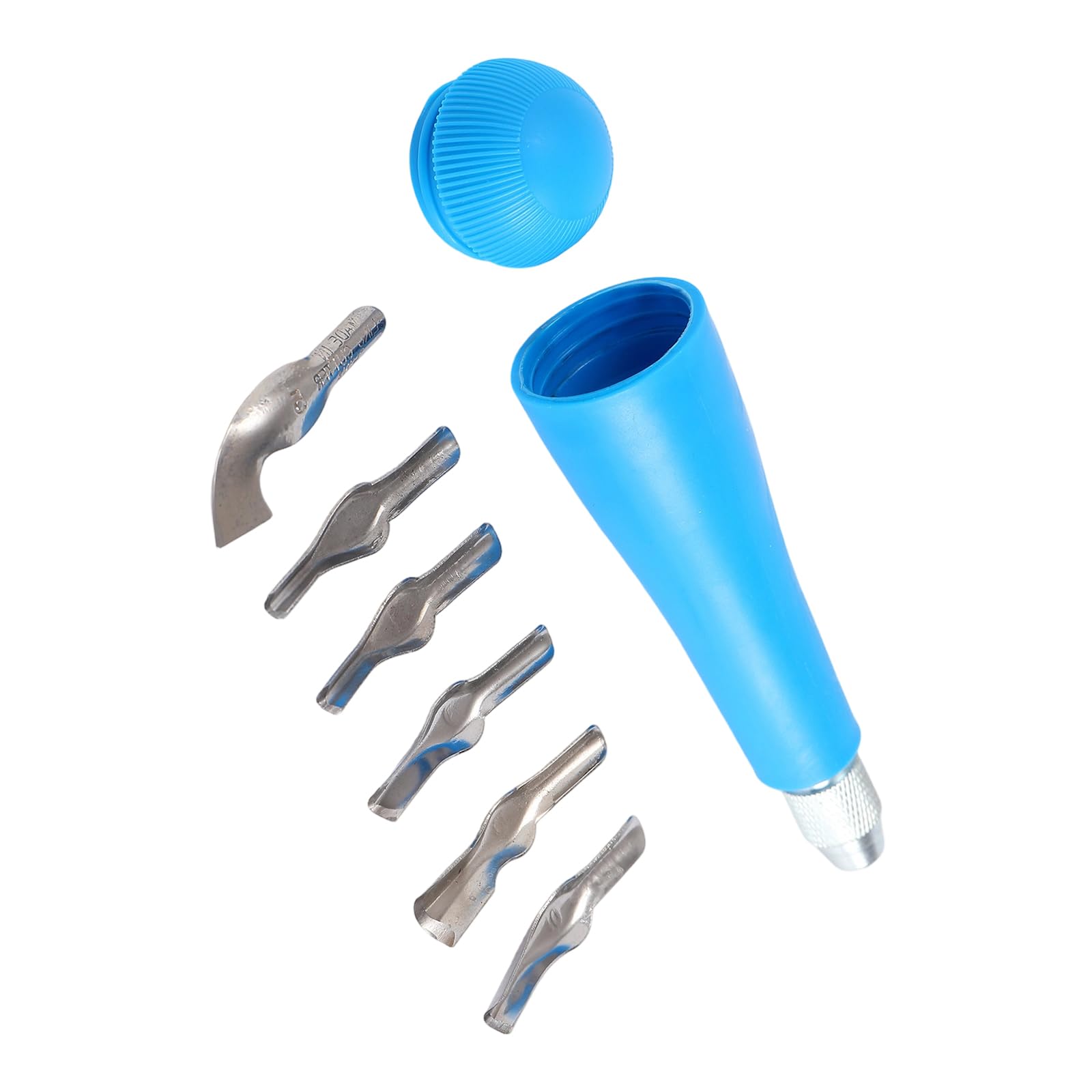 Kaccde Blue Grip Woodcut Engraving Professional Artwork And Craft Projects Wood Carving Cutter