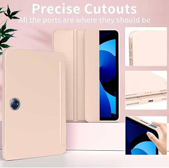 Case Compatible with OnePlus Pad 2 12.1, Slim PU Leather Trifold Stand Flip Cover with Soft TPU Back, Shockproof - Matcha Green
