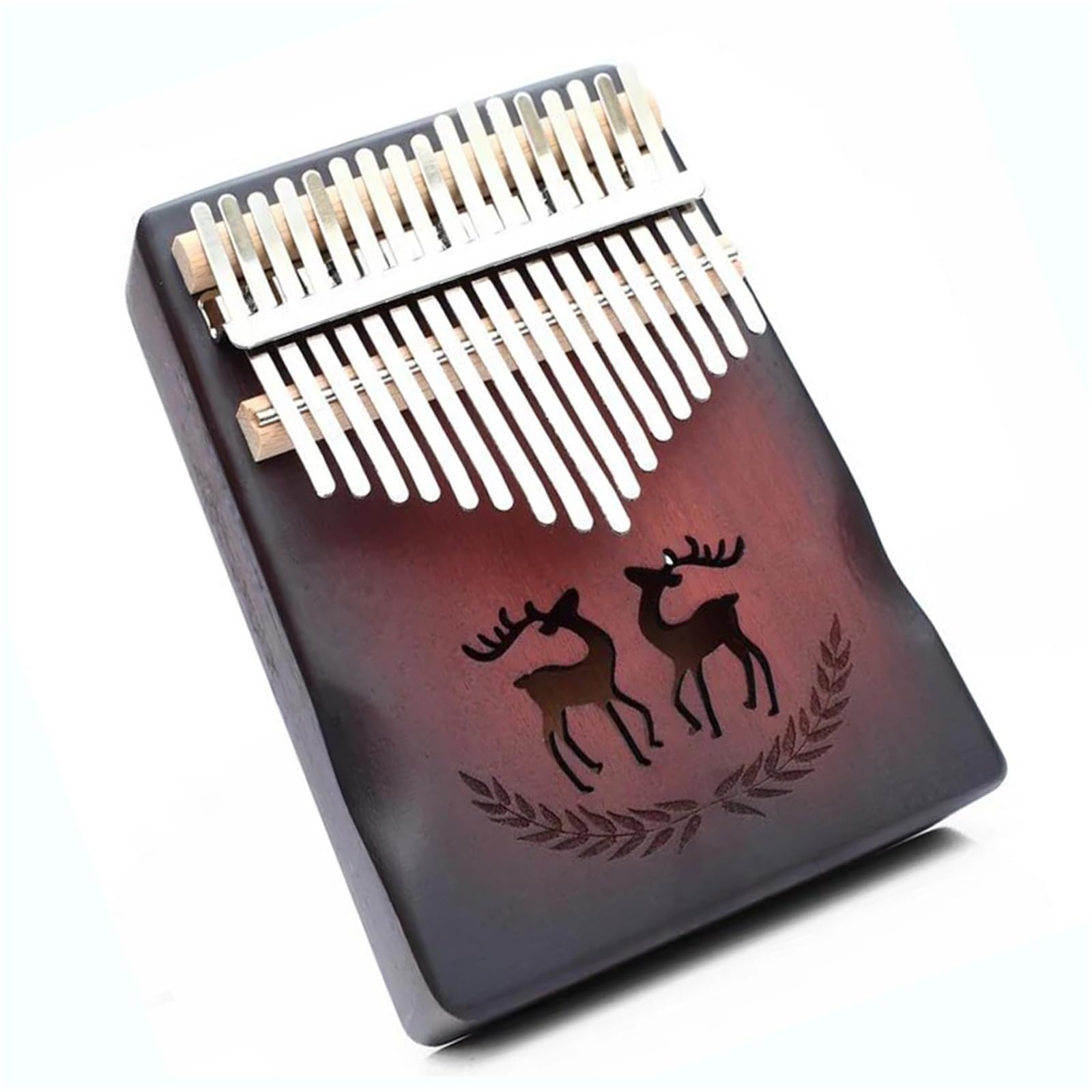 Kalimba Kalimba Professional Mahoń Przenośny Fortepian Kciukowy 17 Klawiszy Instrument Dla Początkujących I Dorosłych