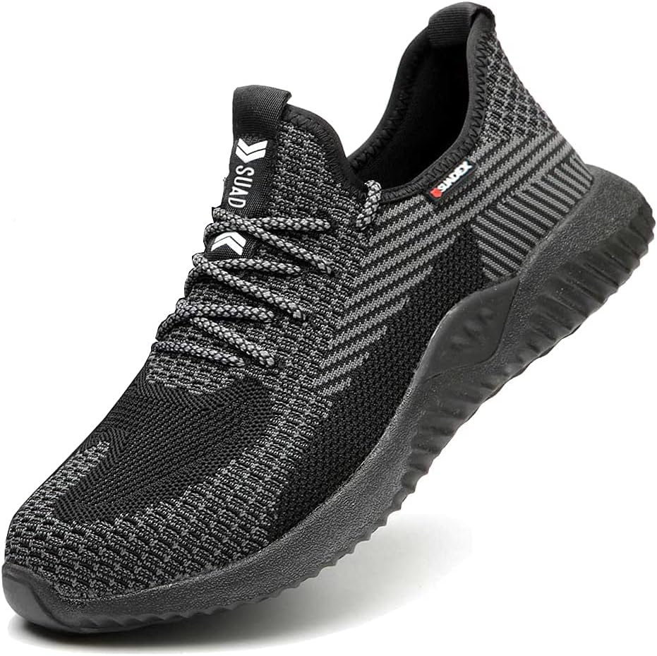 Steel Toe Shoes for Men Indestructible Slip Resistant Work Shoes for Women Composite Toe Safety Shoe