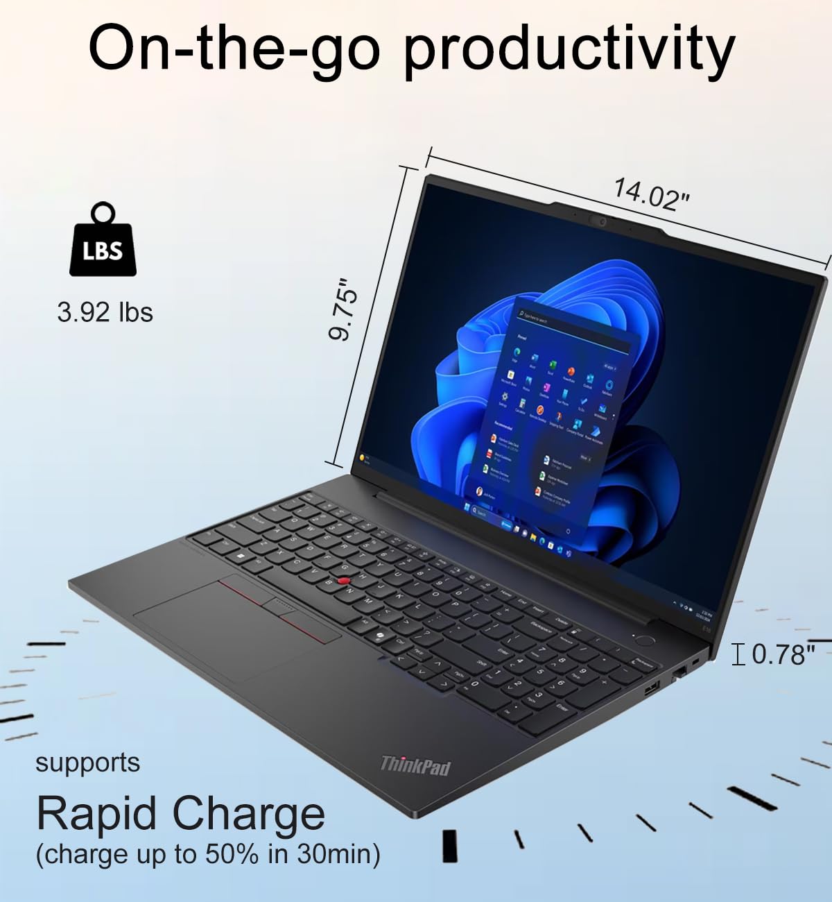 Amazon.com: Lenovo ThinkPad E16 Laptop, 16