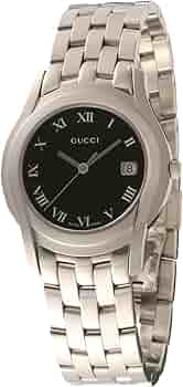 Amazon.co.jp: [グッチ]GUCCI 腕時計 5505M YA055302 ブラック