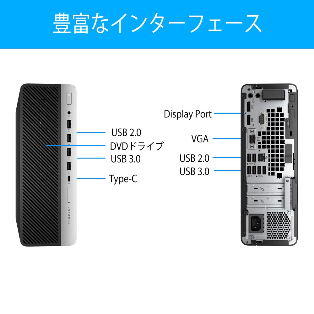 Amazon.co.jp: 【整備済み品】デスクトップパソコン ProDesk 600G4 i3