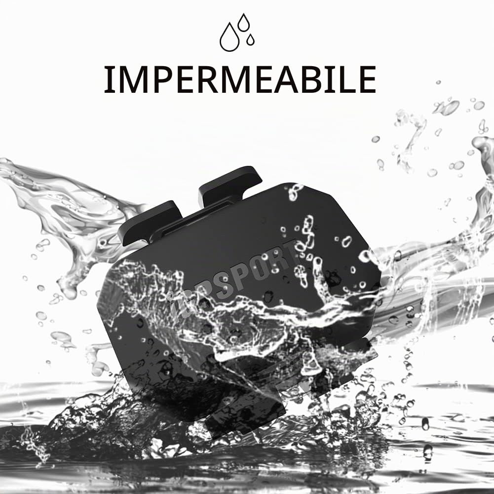iGPSPORT Sensore di velocità e sensore di cadenza per bici con modulo Dual Bluetooth e ANT+