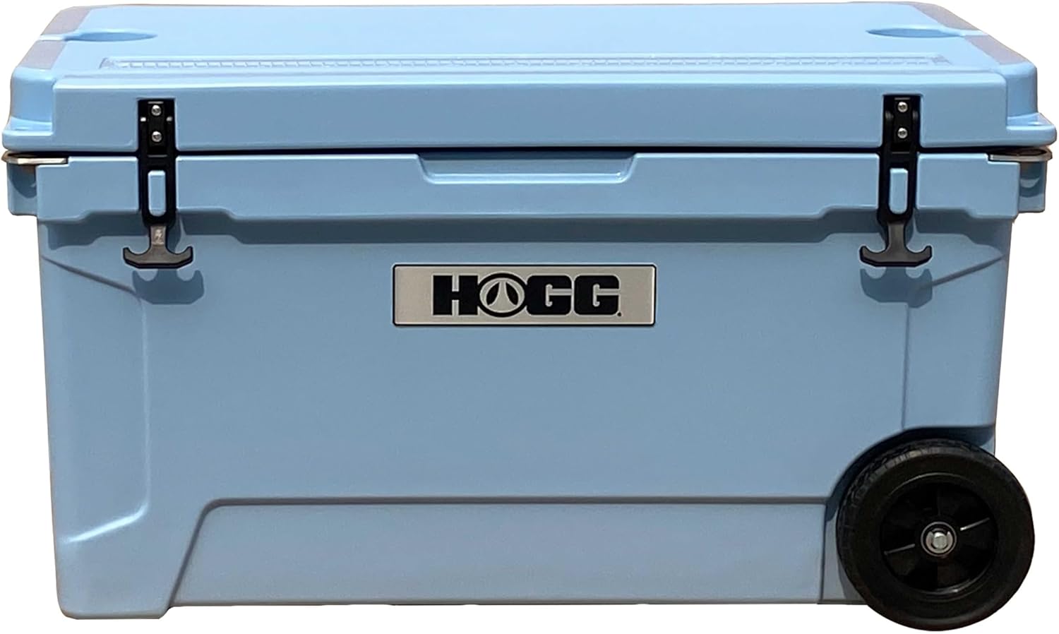 Hogg Insulated Cooler, Rotomolded Cooler with Rubber Gasket Seal for Insulation, Comes with Cupholders, Fishing Ruler, and Bottle Openers