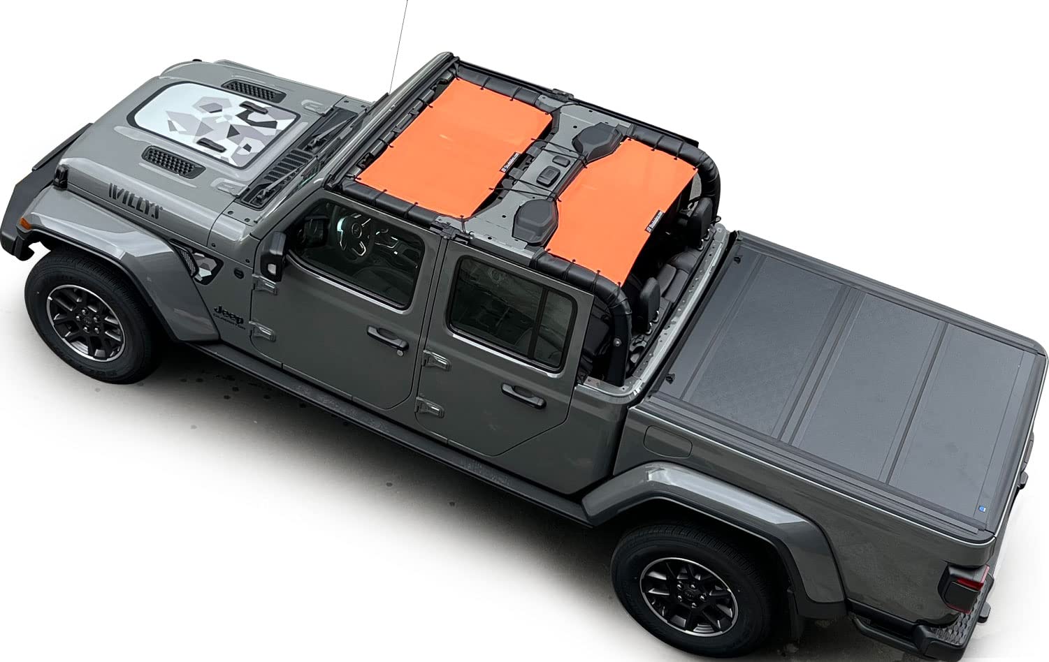 Amazon.co.jp: Shadeidea サンシェード Jeep Gladiator用 JT 4ドア