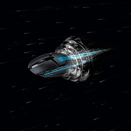 Vista 2 de Logitech G Ratón óptico para juegos 402 Hyperion Fury USB 8 botones, 910-004067 (Hyperion Fury USB 8 botones)