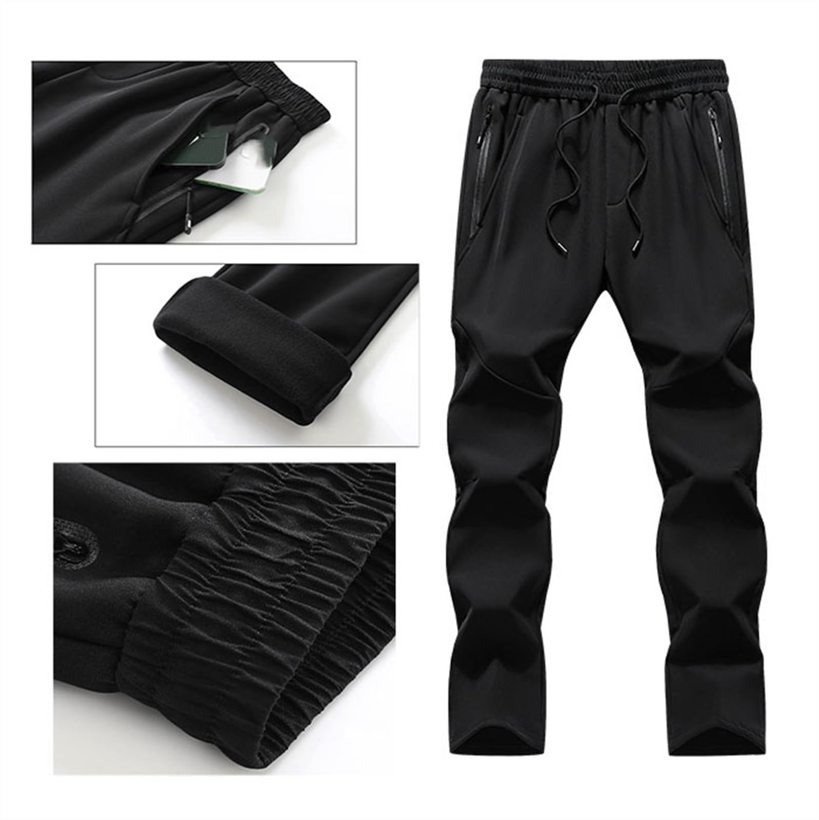 Set Giacca E Pantaloni Alla Moda Da Uomo, Set Da Sci Impermeabile Antivento Isolato Invernale Taglie Forti Da Uomo, Tuta Da Sci Da Neve In 2 Pezzi Calda Impermeabile E Antivento