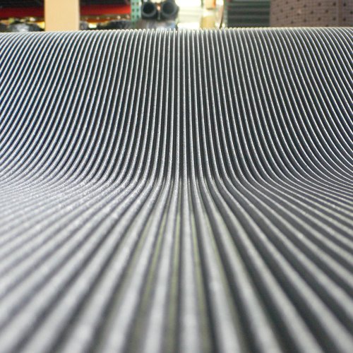 Rubber-Cal 03_167_W_FR_10 Fine Rib Corrugated Rubber Floor Mats, 3ft x 10ft Runners, Black by Rubber-Cal - Image 4