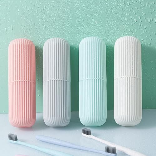 Miniatura 5 de GLEAVI Tootpaste - Soporte portátil para cepillos de dientes, estuche de viaje para pasta de dientes, contenedor de plástico para cepillos de