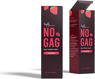 Deep Throat Spray | No Gag Sweet Strawberry | Mild Numbing Throat Spray for Deep Throating 1oz Precise Spray Nozzle | Travel Friendly Easy to Apply | Made in USA