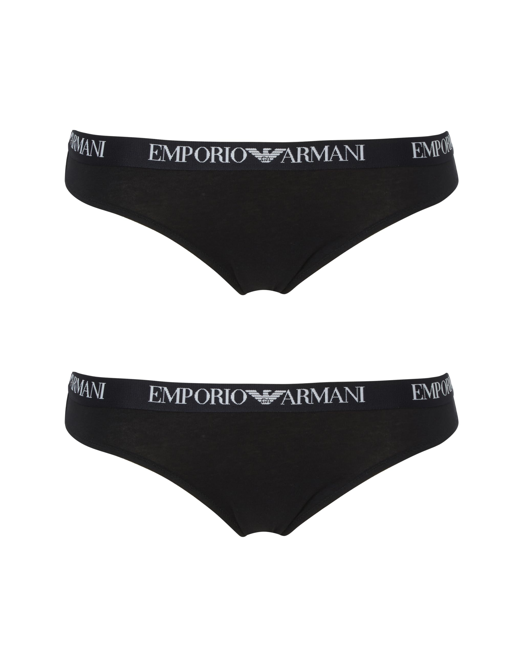 Emporio Armani Damen 2-Pack Brazilian Halber Schlupf (2er Pack)