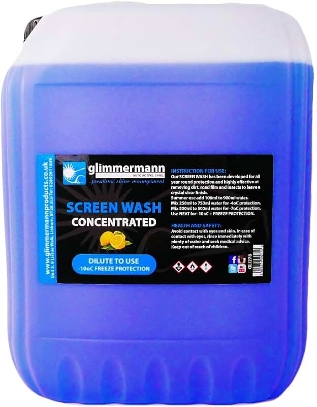 Amazon.co.uk windscreen washer fluid concentrate