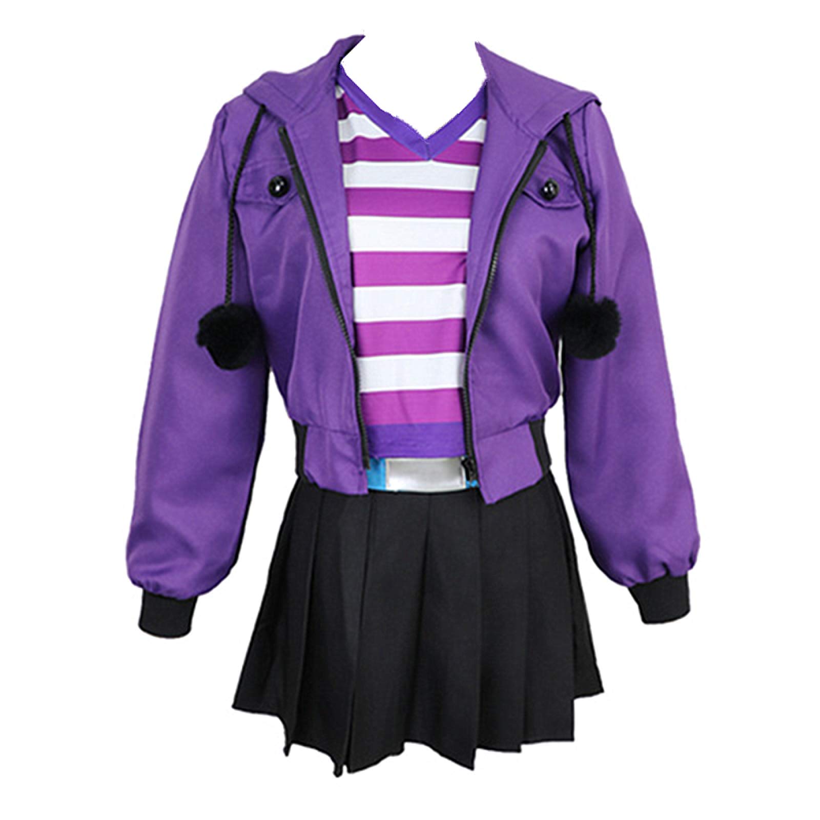 Charous Anime Schicksal Apokryphen Astolfo Cosplay Kostüm, Lila Sportbekleidung für Frauen Halloween Weihnachten Karneval Thema Party Cosplay Full Set