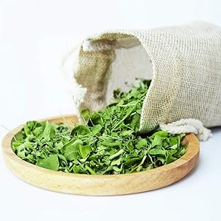 Moringa Leaf Tea, Organic Dried Moringa Oleifera Leaf Tea Drumstick Herbal Tea 250g (8.8 Oz)