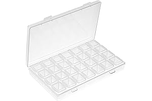 28 PCS Nail Charm Storage Box Organizer