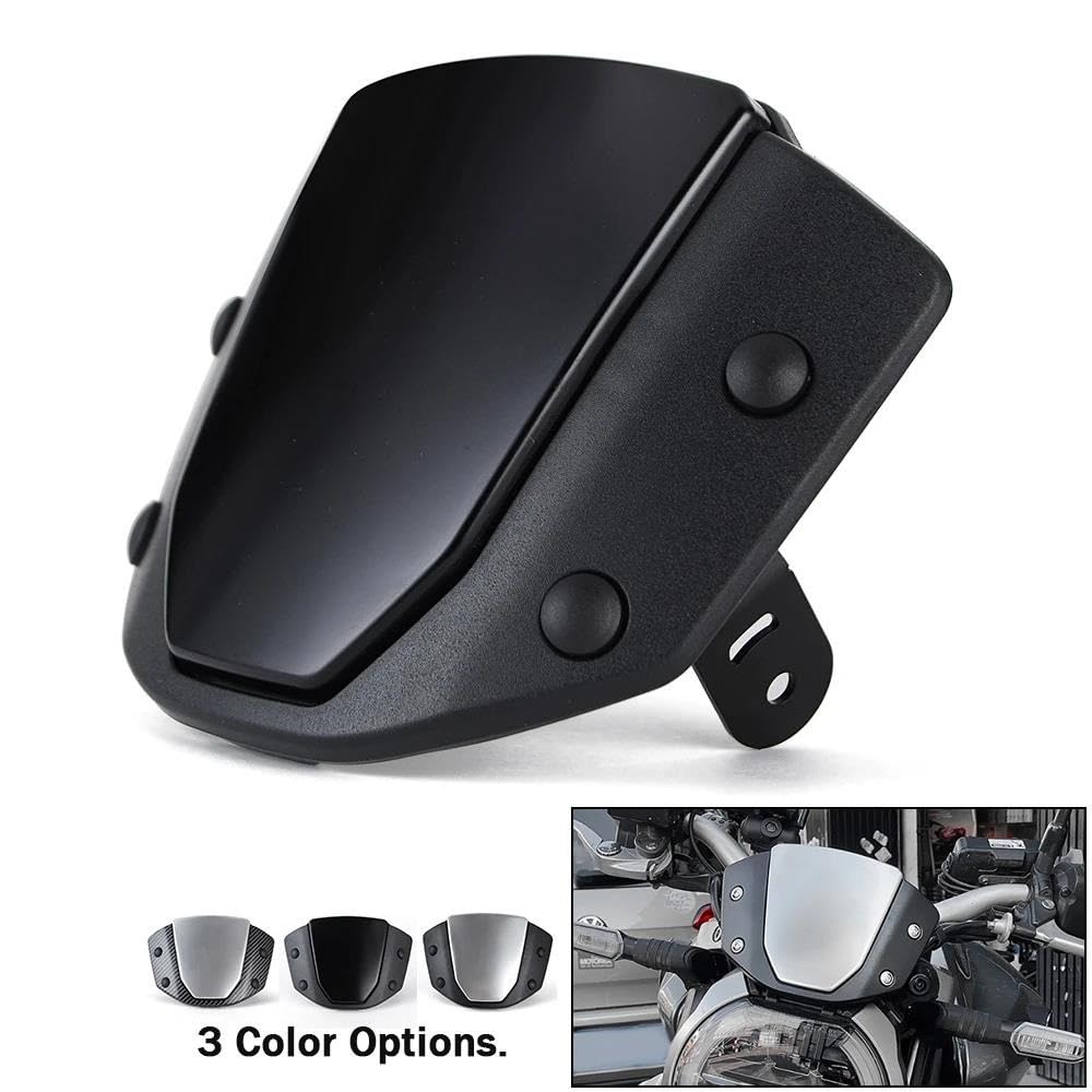Do Hondy CB125R CB250R CB300R 2018 2019 2020 2021 Szyba Przednia Deflektor Wiatru Przedłużenie szyby motocykla(Model 3)
