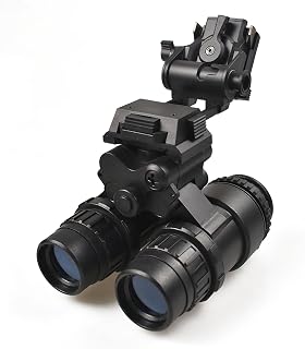 Airsoft Tactical PVS15 Night Vision Goggles Dummy Binoculars with Helmet Mount No Function NVG Model for Tactical Decoration and Props