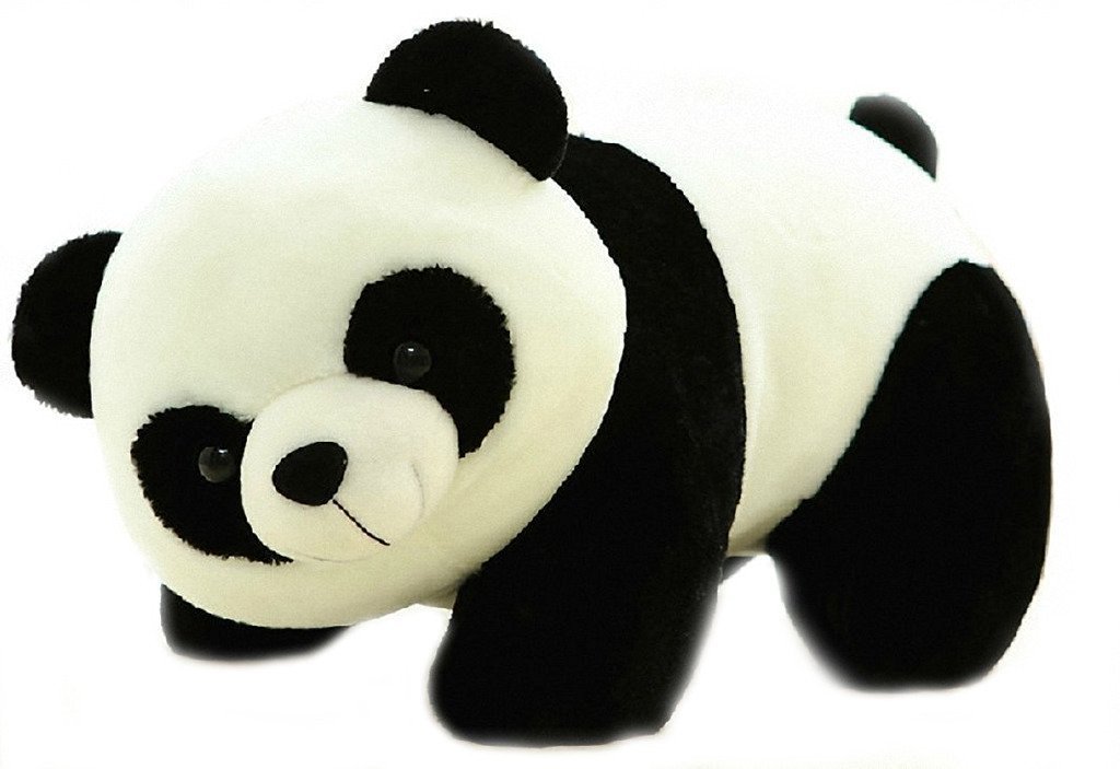 Prisma Collections Soft Fabric Stuffed Animals Cute Panda Toy for Kids Birthday Gift 26 cm (White,Black) - Set of 1-image-25