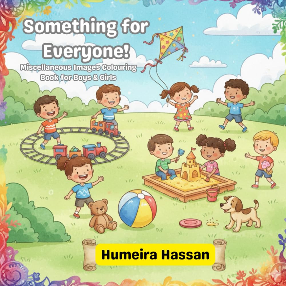 Something for Everyone!: Miscellaneous Images Colouring Book for Boys & Girls