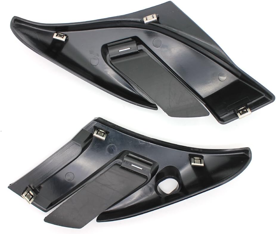 New LW-5130851-01 Cowl Vent Panel End-Cap Set (Pair) Black Compatible with Chevrolet Silverado 1500 2500 3500