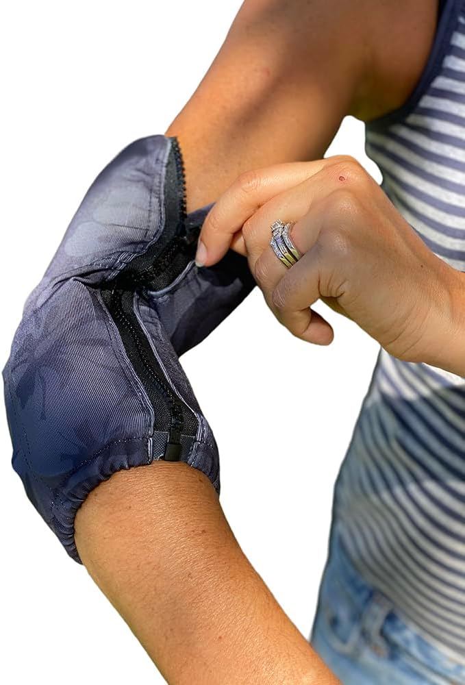 ZipSkurt4™ Premium Arm Ice Pack – Easy On/Off Modular Ice Therapy Wrap, Quick-Release Zipper, Machine Washable Adjustable Compression Sleeve for Sports, Fitness & Everyday Use