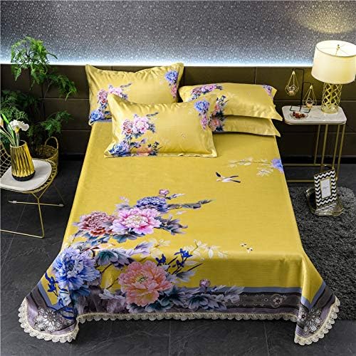 Y&C Summer Ice Silk Cover Cooling Mat with Pillowcases Set Foldable Folding Cooling Mattresses