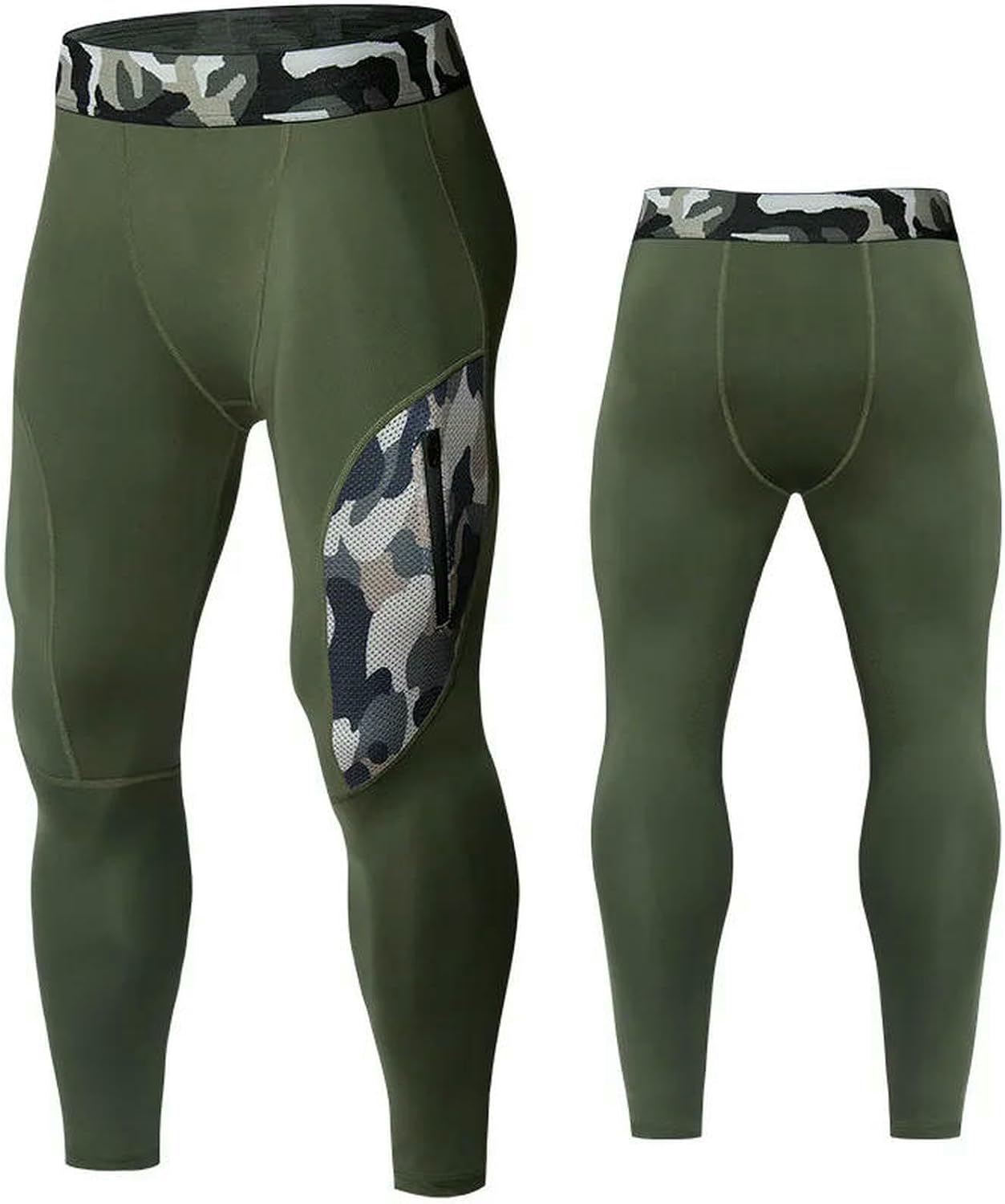 Men's Gym Training Running Leggings Anti-Wear Quick-Drying Elastic Jogging Tights Men Compression Pants
