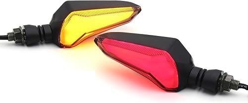 MFC PRO Luz de señal de giro LED universal de alto brillo para motocicleta + luz de posición para Yamaha MT-09 para Kawasaki Z800 para Suzuki GSX