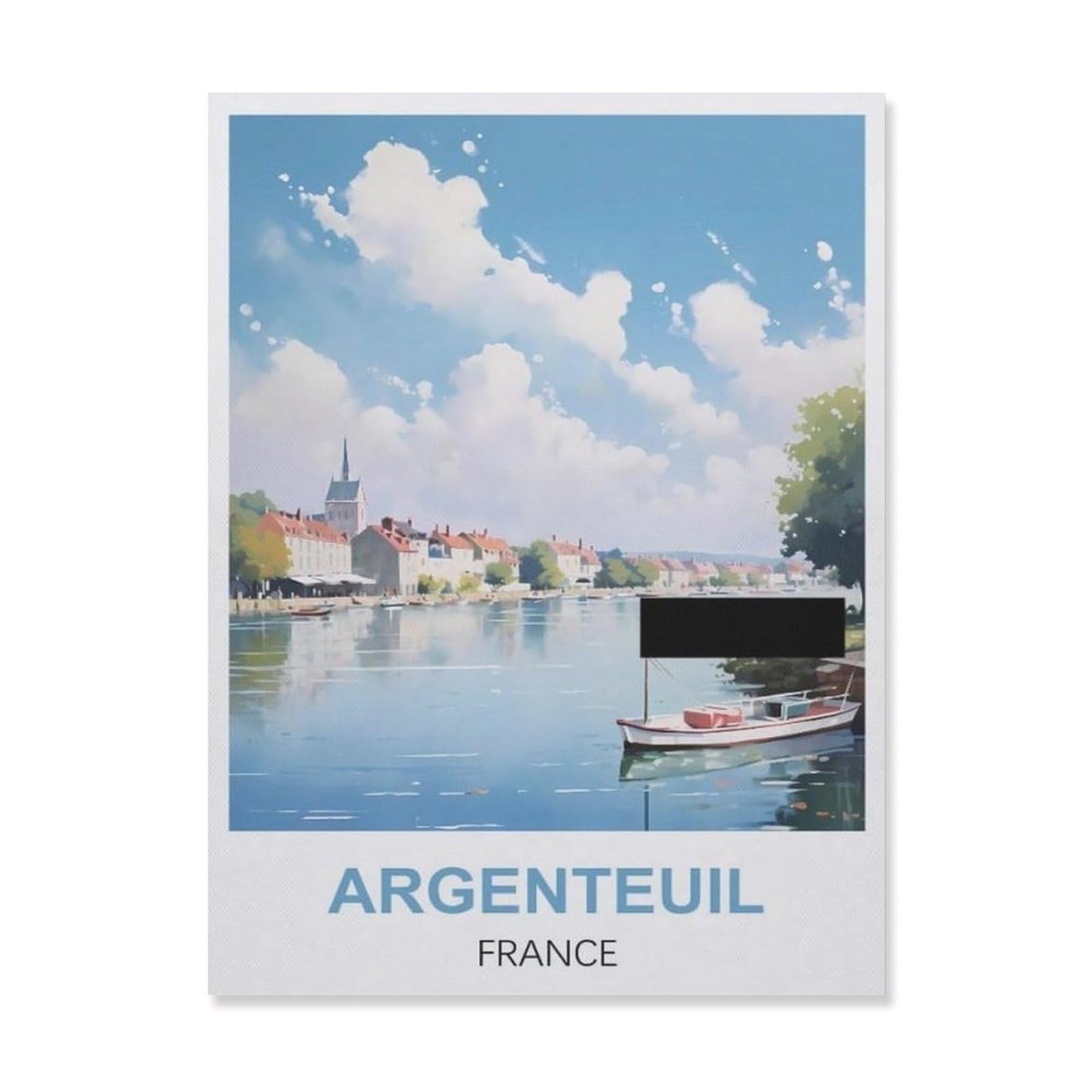 Metal Signs，Argenteuil France(20x30cm）