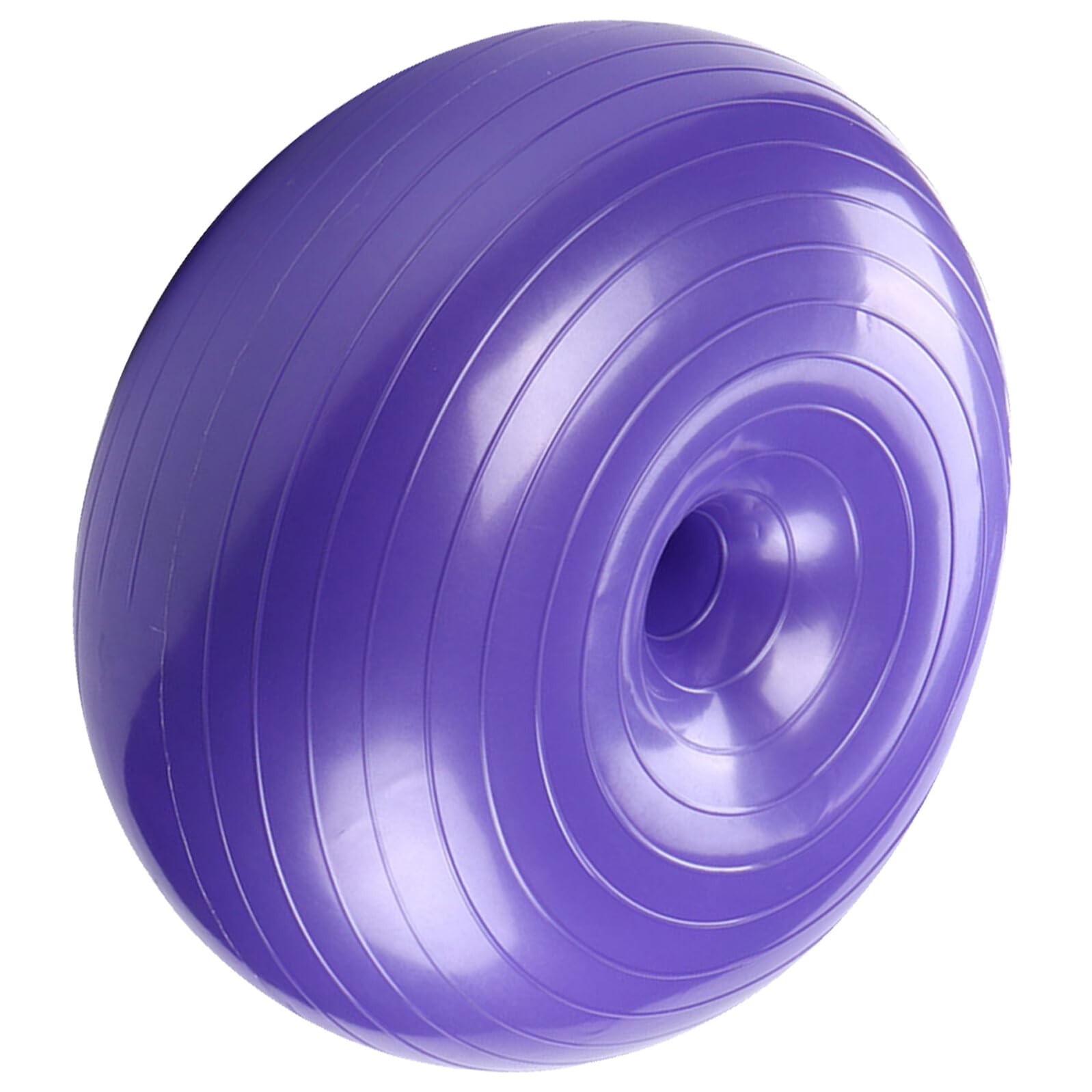 UPKOCH Yoga-Ball Erwachsene Größe Pilates hoch Kern Krapfen Donut -geformte Yogahugbälle Donut Fitness Bälle Übung Gymnastikball Yogaball Gymnastikball mit Pumpe Violett