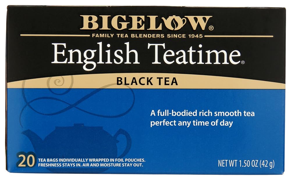 Bigelow English Teatime Tea, 20-Count Boxes (Pack of 12)