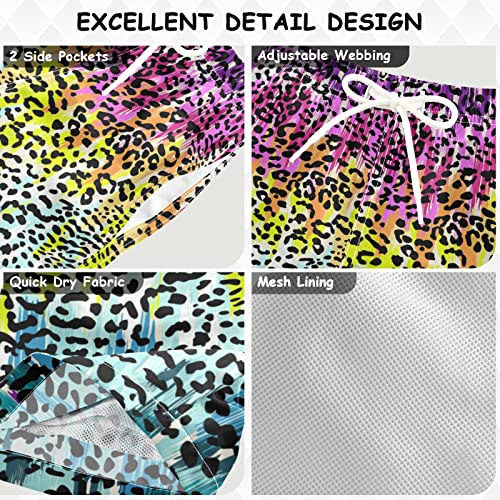 visesunny Boys Colorful Patterned Swim Trunks #TOP29