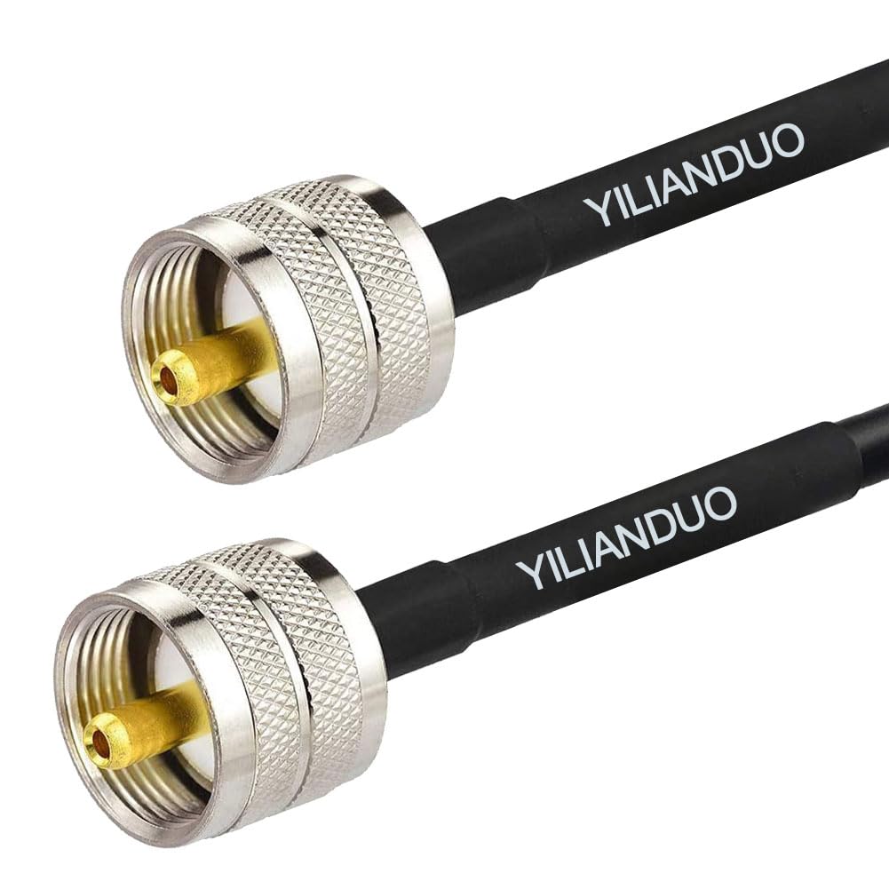 CB Funk Koaxialkabel PL259 UHF Stecker auf Stecker RG8X 20M