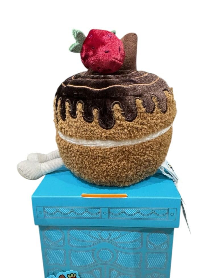 Jelly Glacy Choclate Cake Soft Plush 22 cm JeIIy Cat With Box