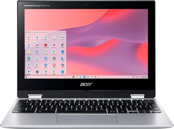 Acer Chromebook Spin 311 2023 2-in-1 Laptop, 11.6 Inch Touch Screen, MediaTek Kompanio 500 MT8183C, 4GB RAM, 64GB eMMC, MediaTek Integrated Graphics, Bluetooth, Wi-Fi, Chrome