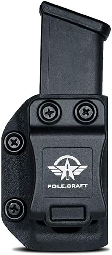 Miniatura 7 de POLE.CRAFT IWBOWB - Funda para cargador Kydex - Mag Carrier se adapta a 0.354 in .40 Double Stack0.354 in .40 Single Stack - P365 1911 Glock 19 19X