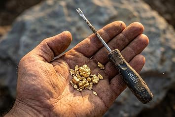 Sluice Fox Huntley Spoon Prospecting Crevice Tool Scoop Scraping Tool Gold panning Kits; Multiple Sizes of Heavy Duty Scraping Spoon pry bar paydirt Spoon tip
