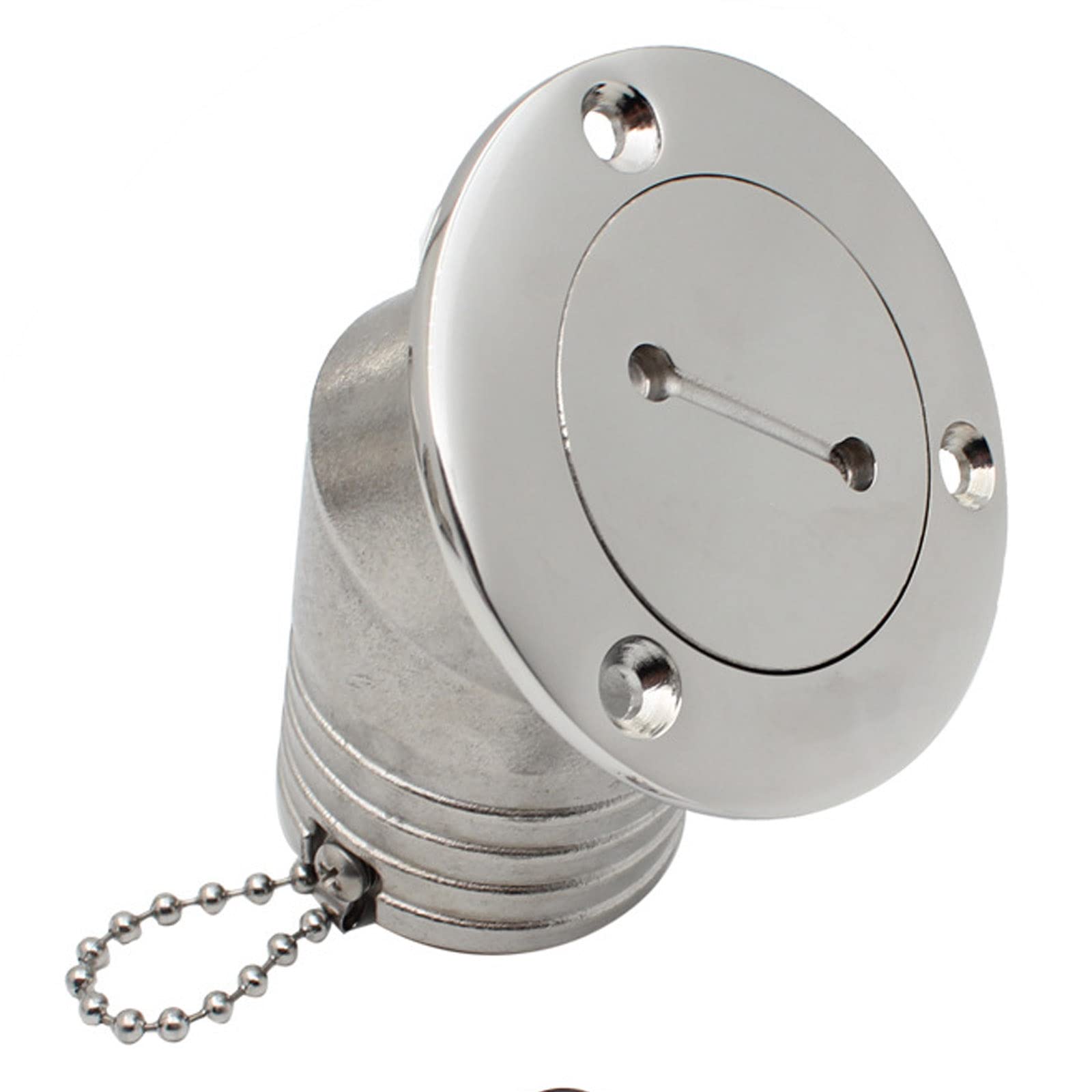 Boat Deck Filler Suits Petrol/Diesel/Fuel/Water 50mm Cap With Seal & Chain New - Foto 6